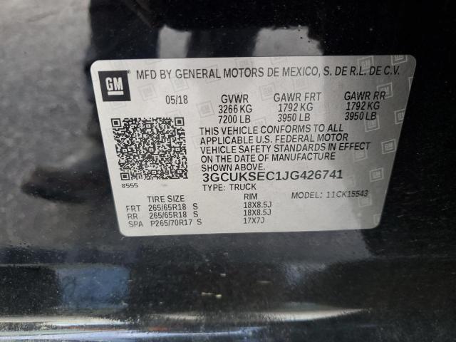 2018 CHEVROLET SILVERADO K1500 LTZ 3GCUKSEC1JG426741