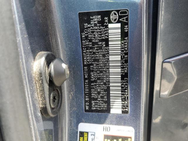 2017 TOYOTA COROLLA L 2T1BURHEXHC795156