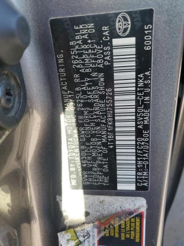 2017 TOYOTA CAMRY LE - 4T1BF1FK8HU755726