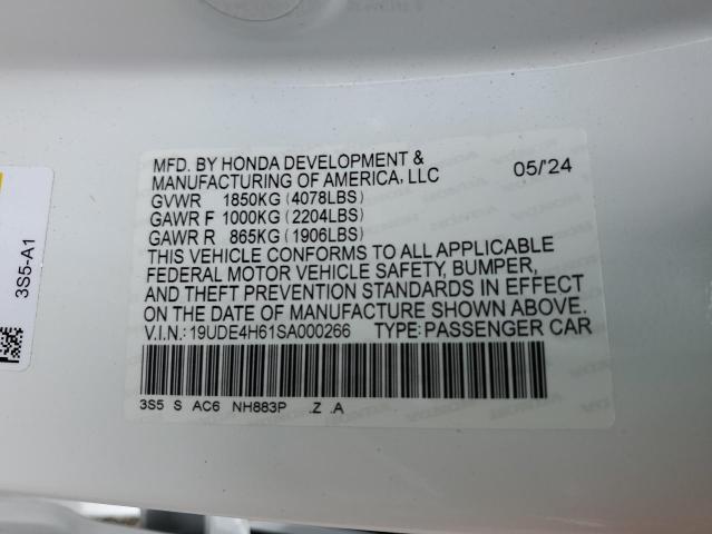 2025 ACURA INTEGRA A- 19UDE4H61SA000266