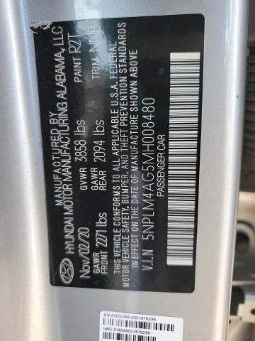 2021 HYUNDAI ELANTRA SE 5NPLM4AG5MH008480