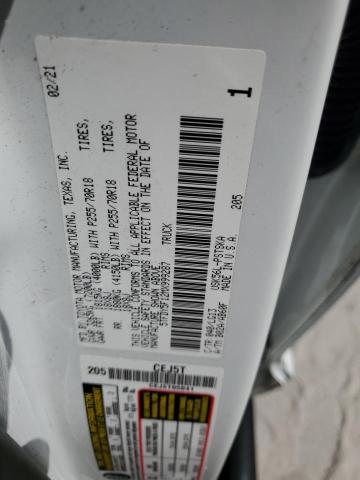 2021 TOYOTA TUNDRA CRE 5TFDY5F12MX999287