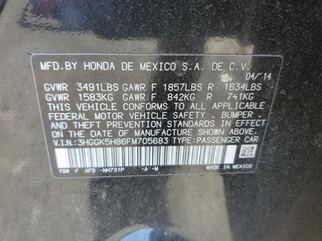 2015 HONDA FIT EX 3HGGK5H86FM705683