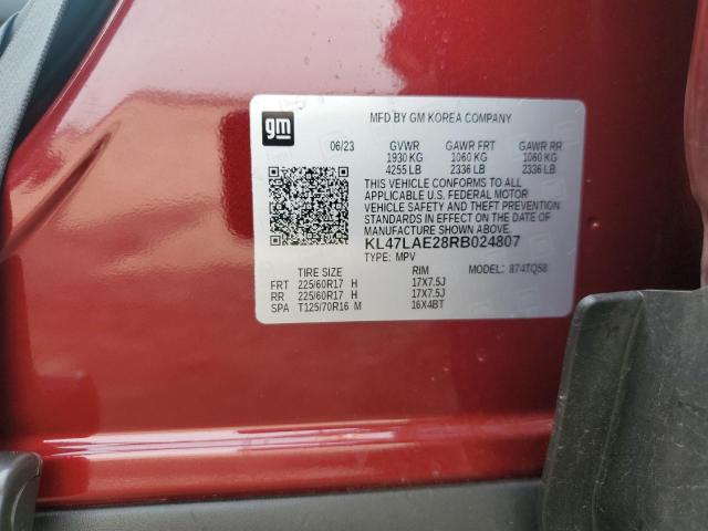 2024 BUICK ENVISTA PR KL47LAE28RB024807