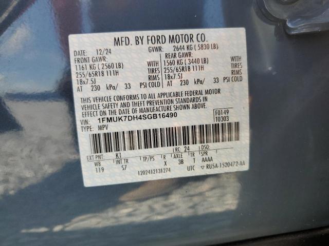2025 FORD EXPLORER A 1FMUK7DH4SGB16490