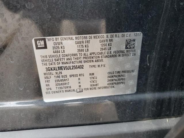 2018 GMC TERRAIN SLE 3GKALMEV9JL256492