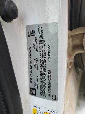 2017 CHEVROLET SPARK LS KL8CB6SA6HC702908