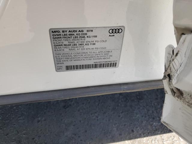 2016 AUDI Q3 PREMIUM PLUS WA1EFCFS8GR021077