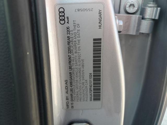 2016 AUDI A3 PREMIUM WAUA7GFF4G1011024