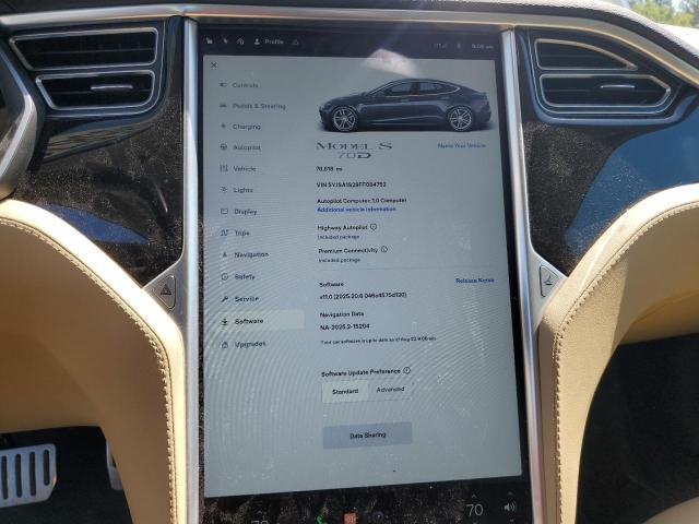 2015 TESLA MODEL S 70 5YJSA1S28FF084752