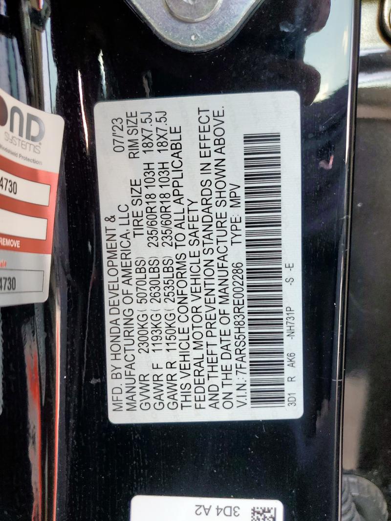 2024 HONDA CR-V SPORT-L 7FARS5H83RE002286