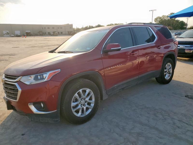 2021 Chevrolet Traverse Lt red null gas 1GNERGKW5MJ212230 photo #1