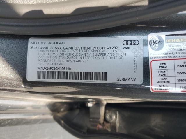2016 AUDI S6 PREMIUM WAUF2AFC3GN196148