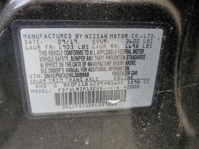 2019 NISSAN KICKS S - 3N1CP5CU2KL559868