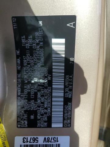 2013 TOYOTA SIENNA LE - 5TDKK3DC9DS317903