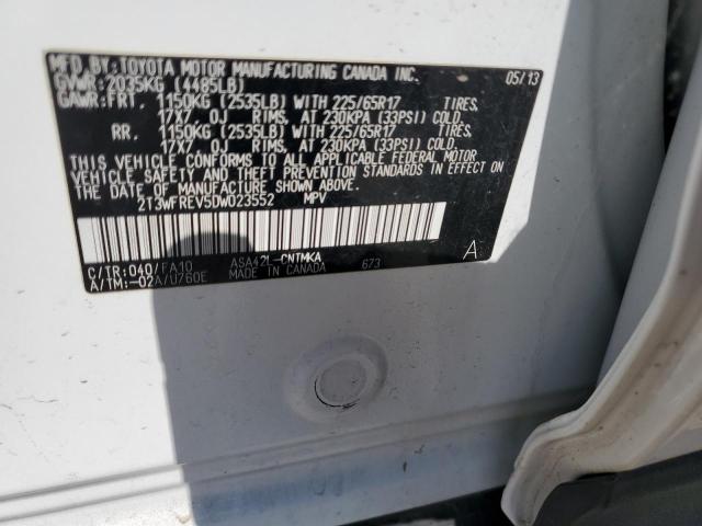 2013 TOYOTA RAV4 XLE - 2T3WFREV5DW023552
