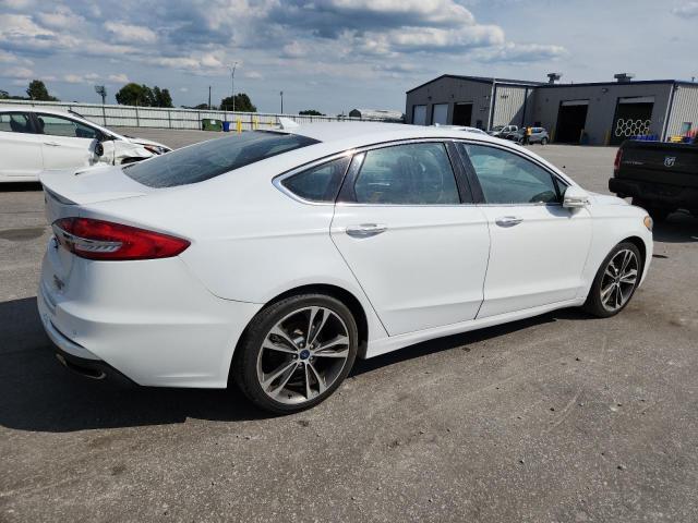 FORD FUSION TIT 2019 white  gas 3FA6P0D99KR241952 photo #4