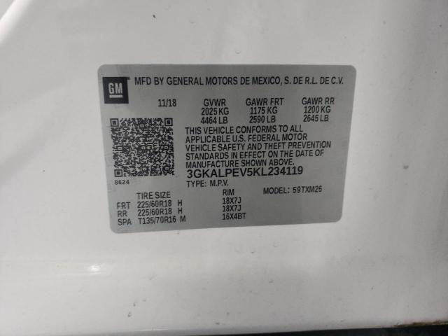 2019 GMC TERRAIN SL 3GKALPEV5KL234119