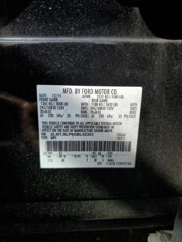 2016 LINCOLN MKX RESERV 2LMTJ6LP6GBL52353