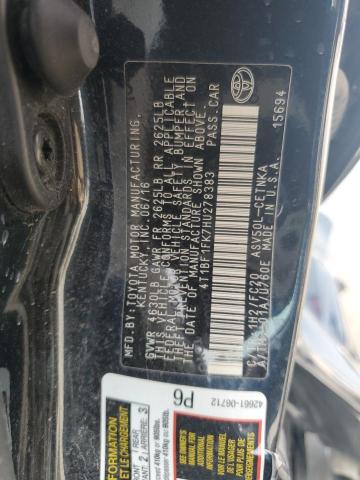 2017 TOYOTA CAMRY LE 4T1BF1FK7HU278383