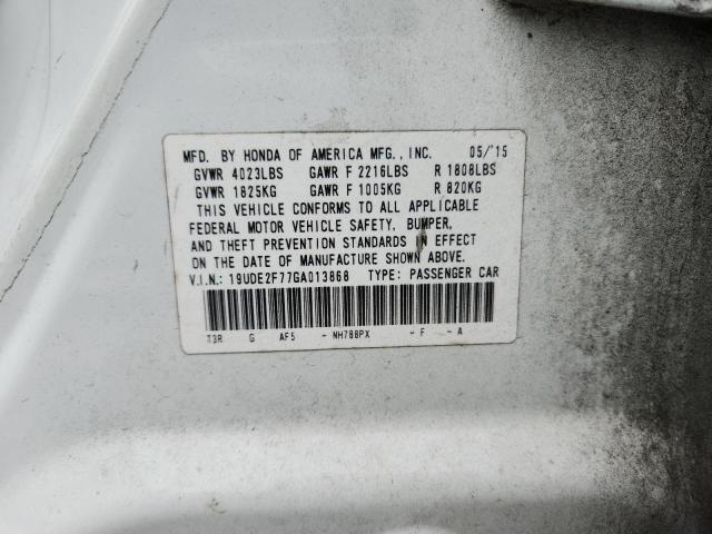 2016 ACURA ILX PREMIU 19UDE2F77GA013868