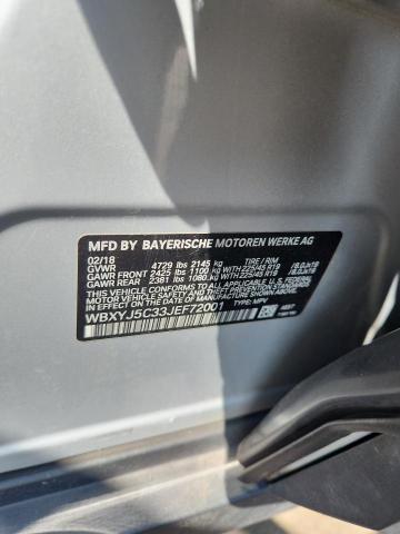 2018 BMW X2 XDRIVE2 WBXYJ5C33JEF72001