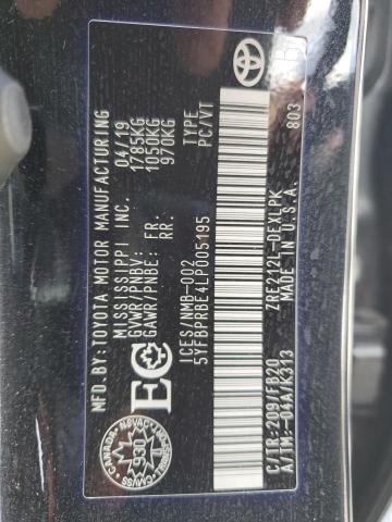 2020 TOYOTA COROLLA LE 5YFBPRBE4LP005195