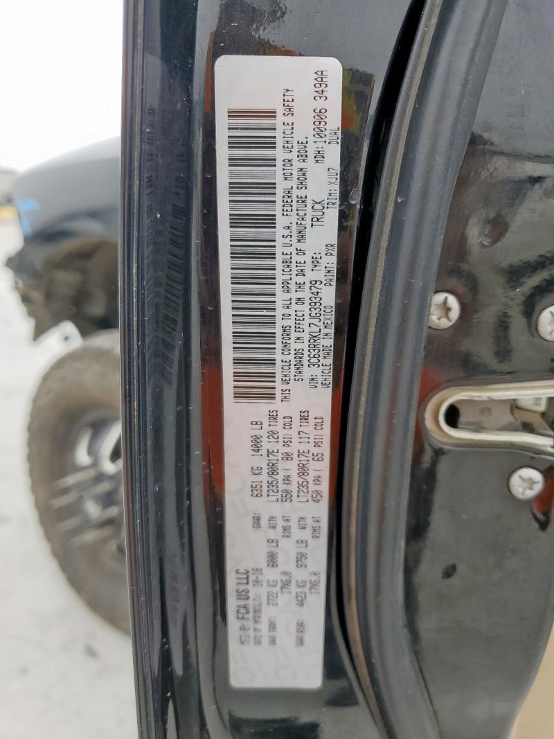2018 RAM 3500 LONGH 3C63RRKL7JG393479