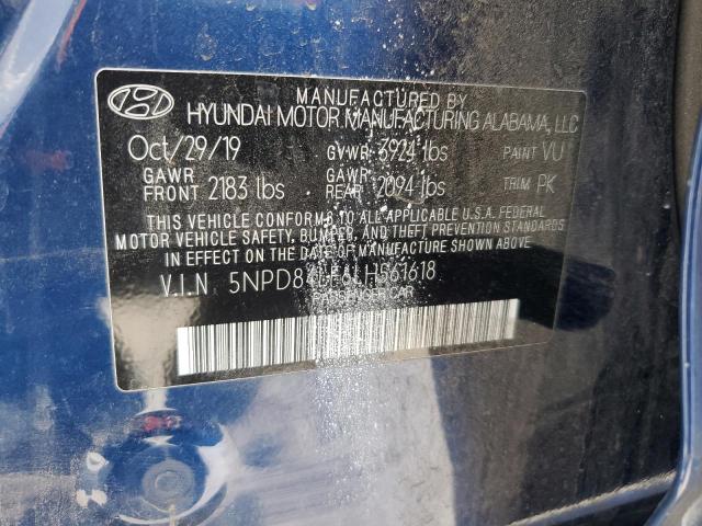 2020 HYUNDAI ELANTRA SEL - 5NPD84LF6LH561618