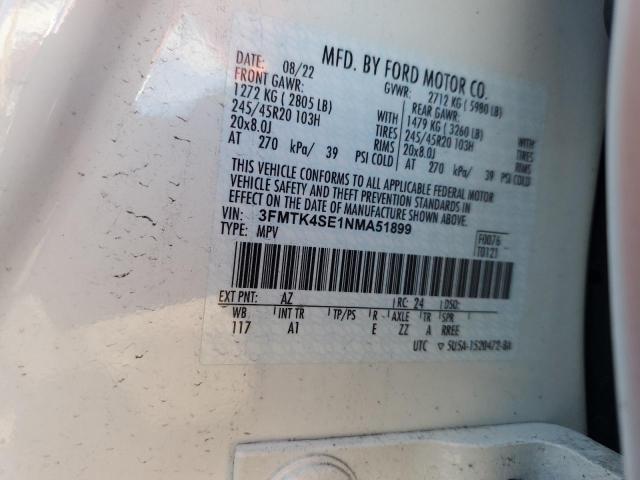 2022 FORD MUSTANG MA - 3FMTK4SE1NMA51899