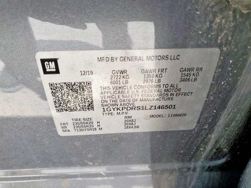 2020 CADILLAC XT6 PREMIU 1GYKPDRS1LZ146501