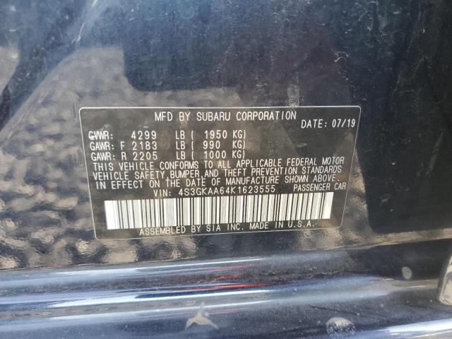 2019 SUBARU IMPREZA 4S3GKAA64K1623555