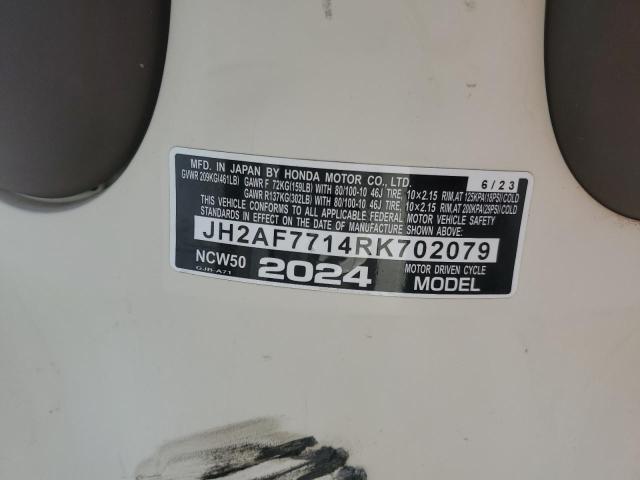 2024 HONDA NCW50 JH2AF7714RK702079