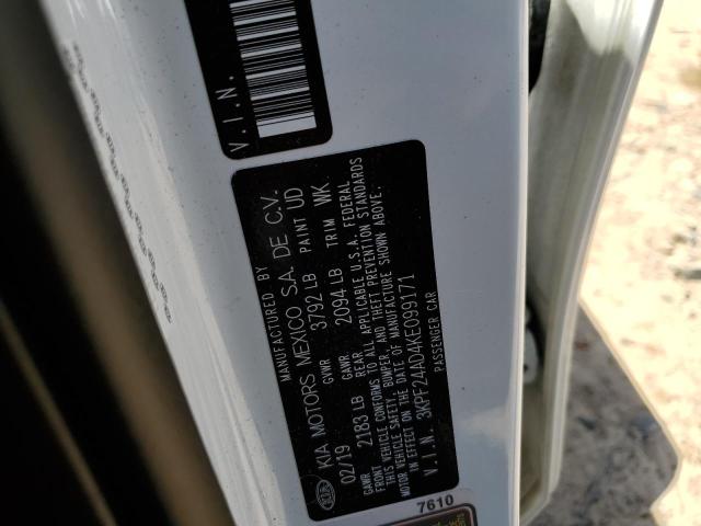 2019 KIA FORTE FE 3KPF24AD4KE099171