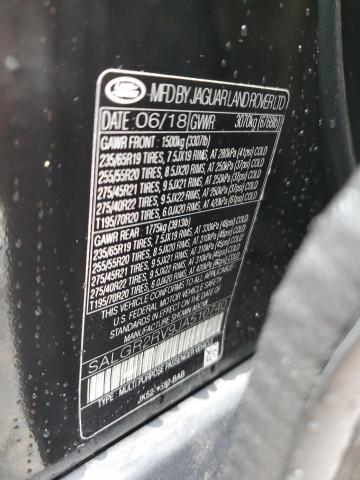 2018 LAND ROVER RANGE ROVE SALGR2RV9JA510740