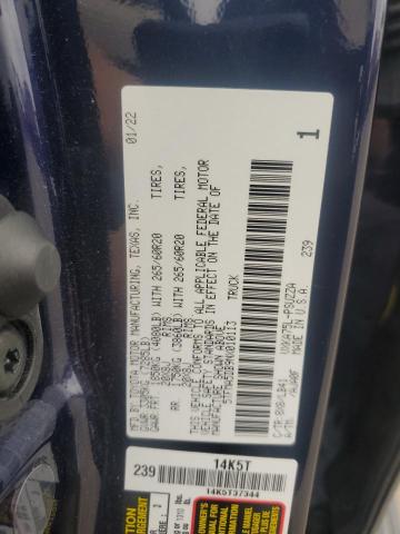 2022 TOYOTA TUNDRA CRE 5TFMA5DB9NX010113