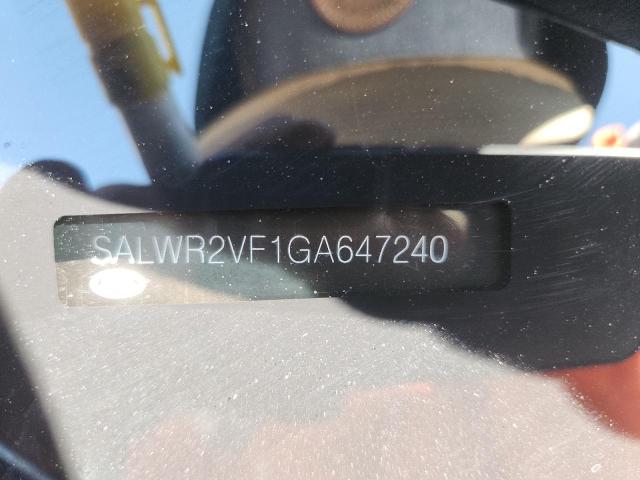 2016 LAND ROVER RANGE ROVE - SALWR2VF1GA647240