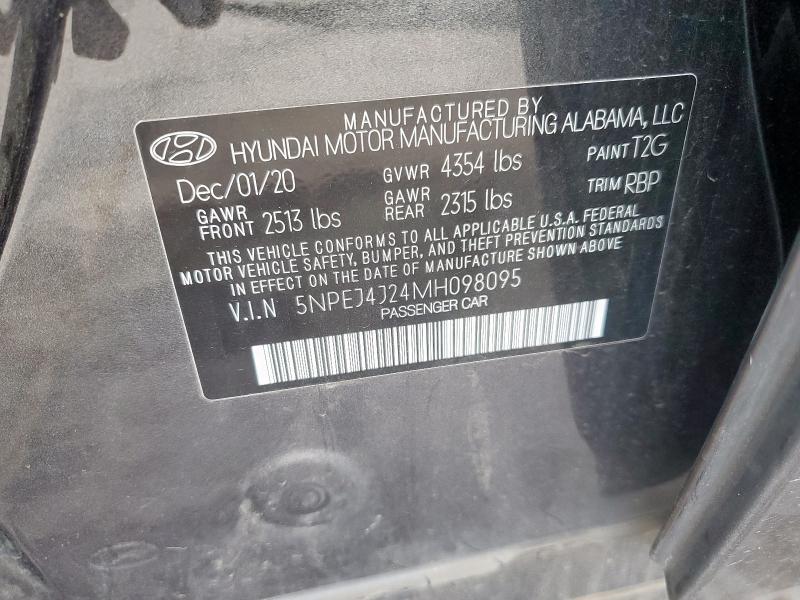 2021 HYUNDAI SONATA SEL - 5NPEJ4J24MH098095