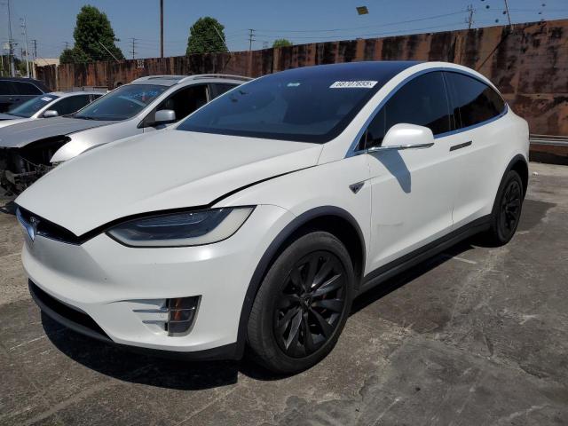 TESLA MODEL X 2016 white 4dr spor electric 5YJXCBE48GFS00942 photo #1