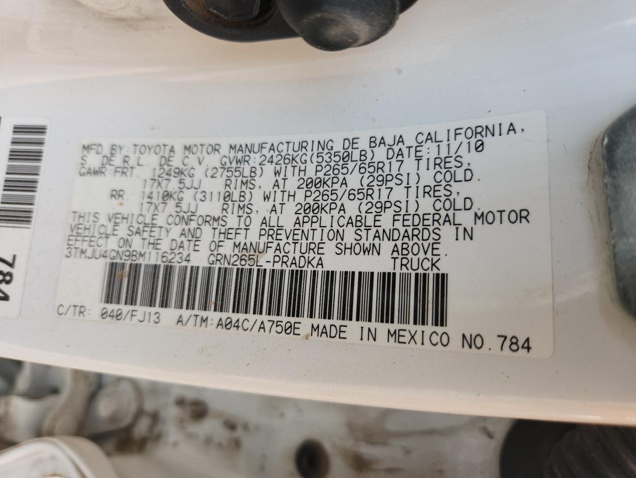 TOYOTA TACOMA DOUBLE CAB PRERUNNER