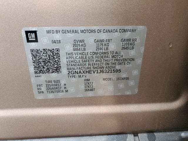 2018 CHEVROLET EQUINOX LS 2GNAXHEV1J6321595
