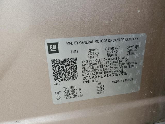 2019 CHEVROLET EQUINOX LS 2GNAXHEV1K6187818