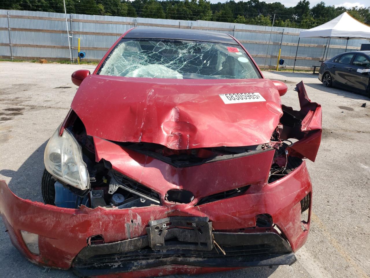 Lot #3308430313 2015 TOYOTA PRIUS