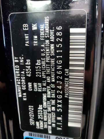 2022 KIA K5 LX - 5XXG24J26NG115286