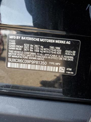 2023 BMW X5 XDRIVE40I 5UXCR6C09P9P81350