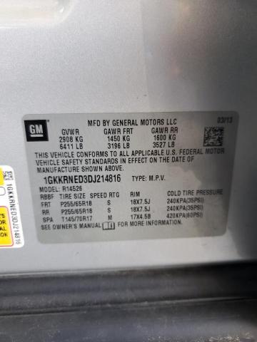 2013 GMC ACADIA SLE - 1GKKRNED3DJ214816