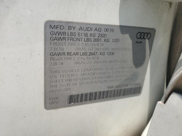 2019 AUDI Q3 PREMIUM WA1AECF33K1076926