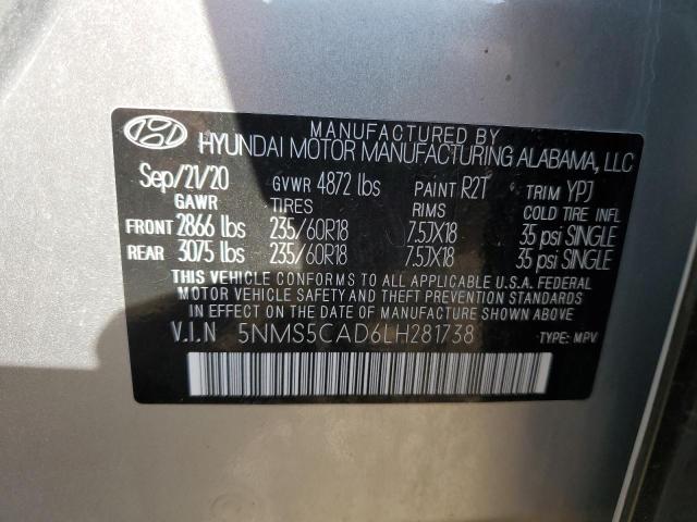 2020 HYUNDAI SANTA FE L - 5NMS5CAD6LH281738