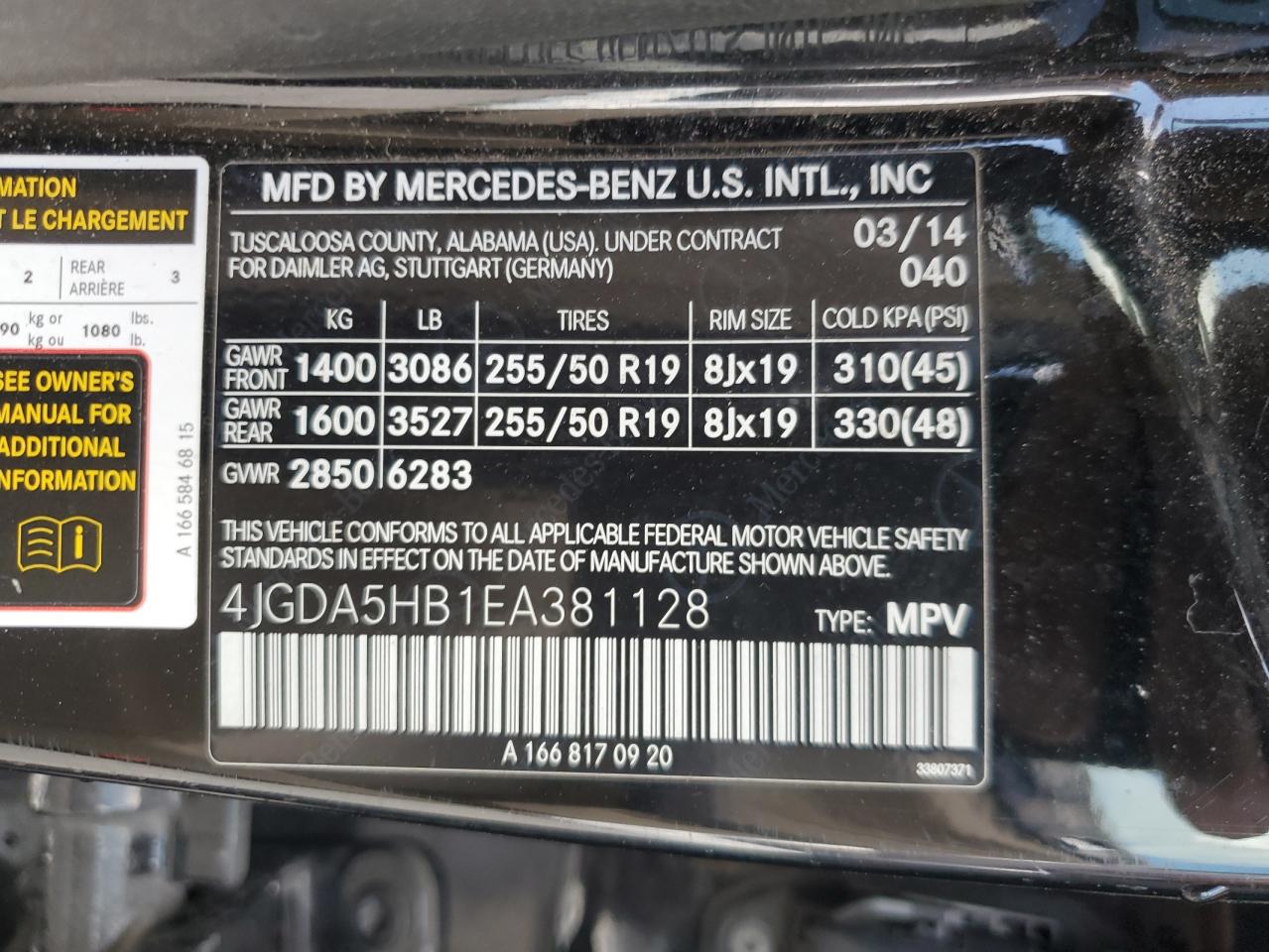 MERCEDES-BENZ M-CLASS 350 4MATIC