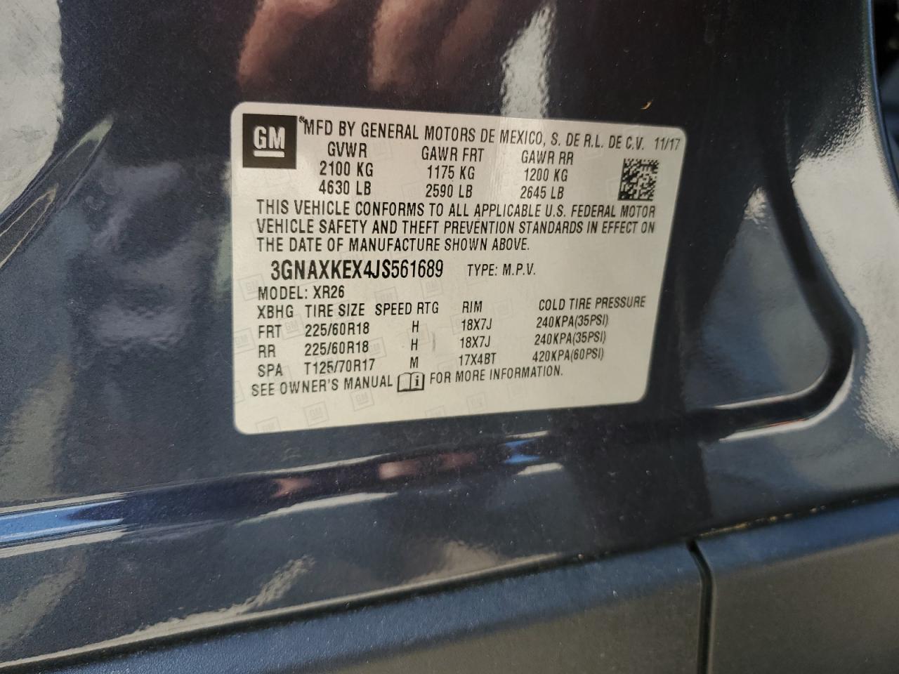 CHEVROLET EQUINOX LT